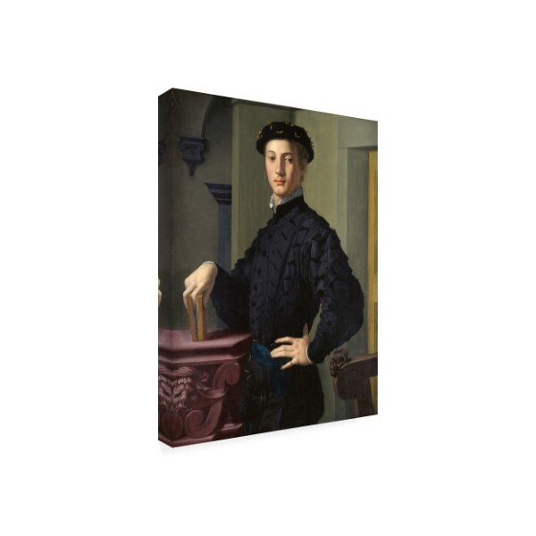 Agnolo Bronzino 'Portrait Of A Young Man Bronzin' Canvas Art,24x32